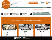 Tablet Screenshot of la-trottinette.fr